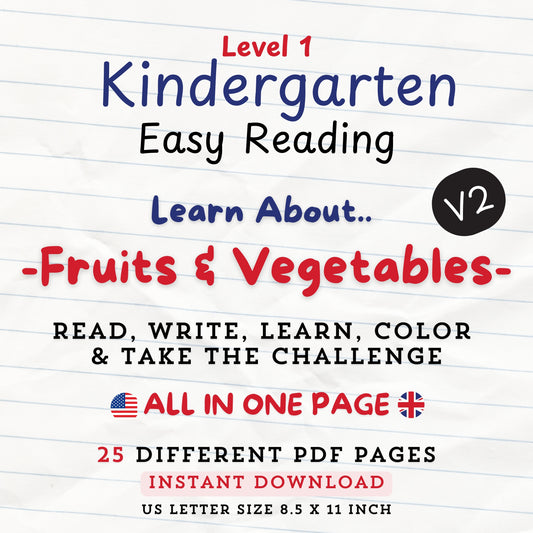 Learn About Fruits & Vegetables V2.
