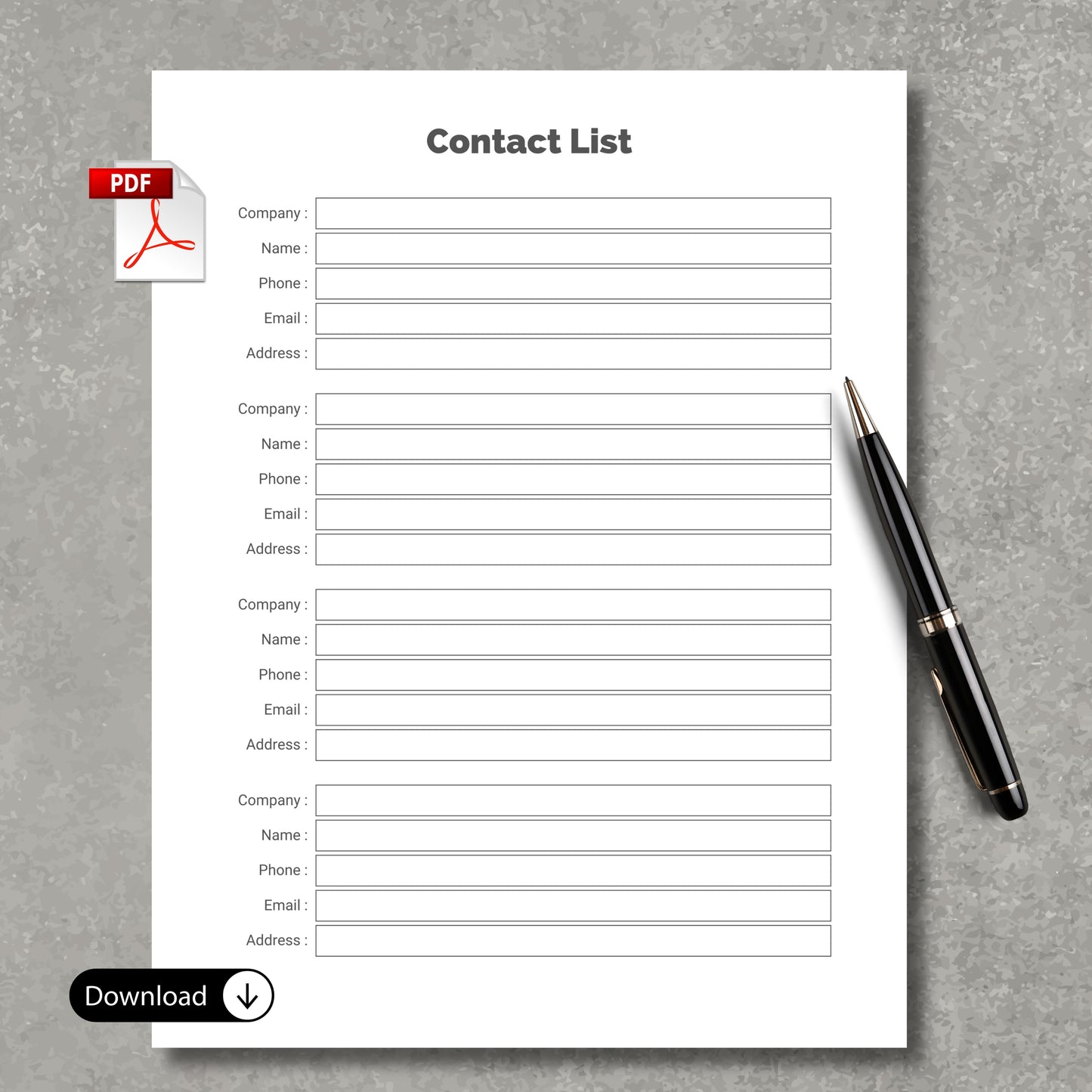 Contact List PDF Paper V2