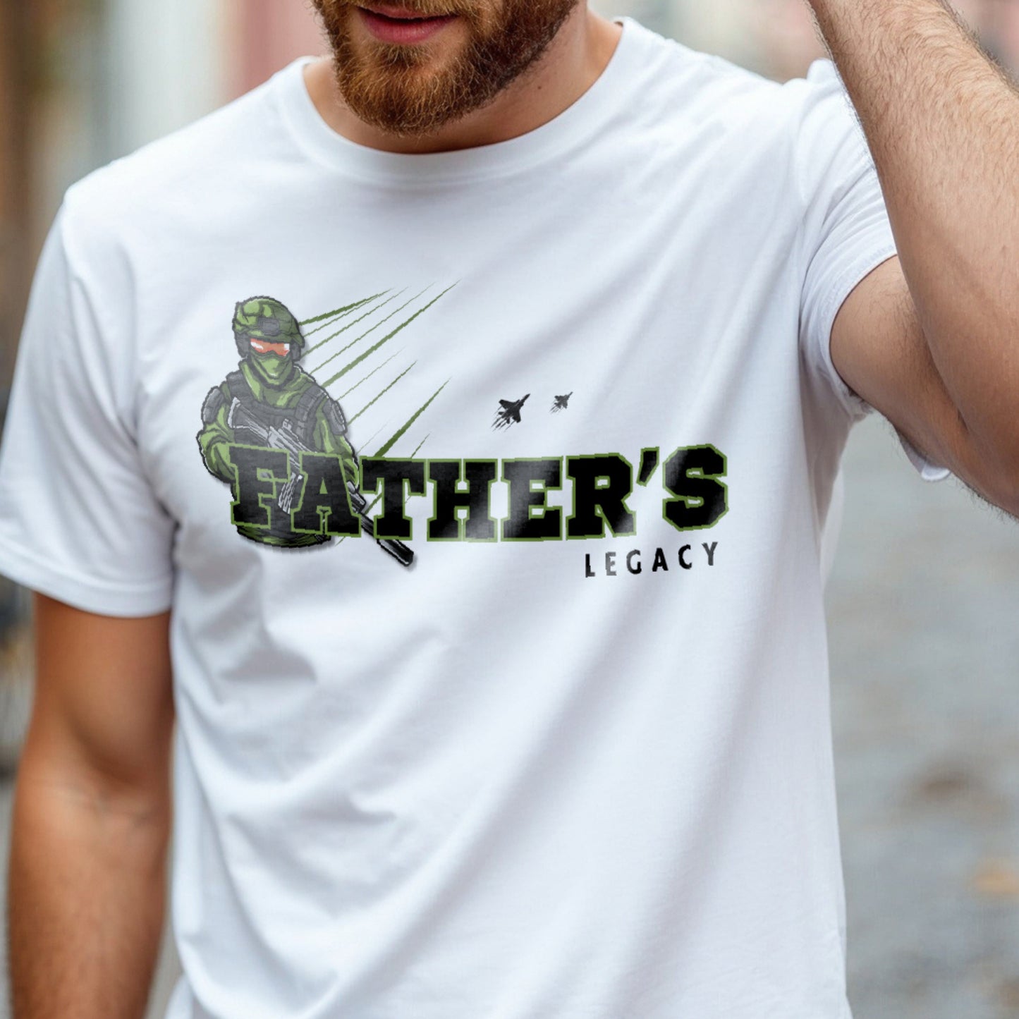 Father's Legacy - Military Tribute Statement Artwork