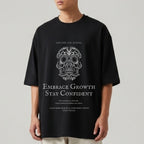 Explore Life School - Embrace Growth Stay Confident Sugar Skull Wisdom Statement Artwork