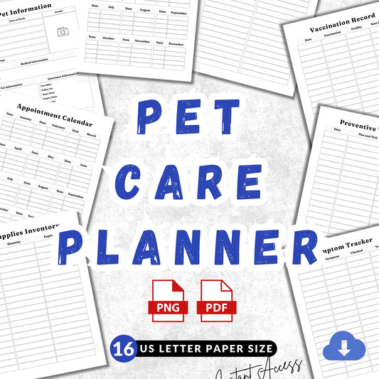 Pet Care Planner