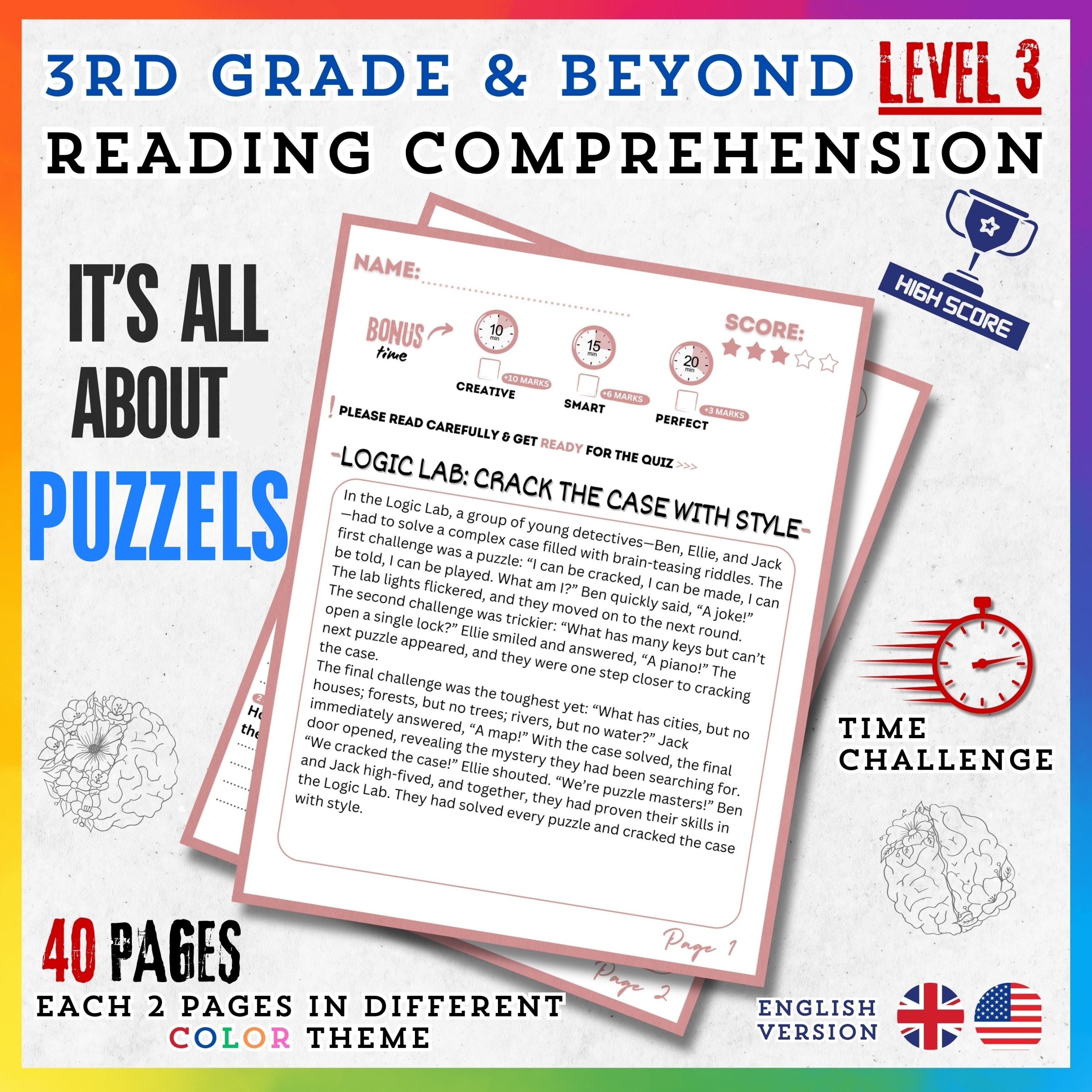 Puzzel Reading Stories