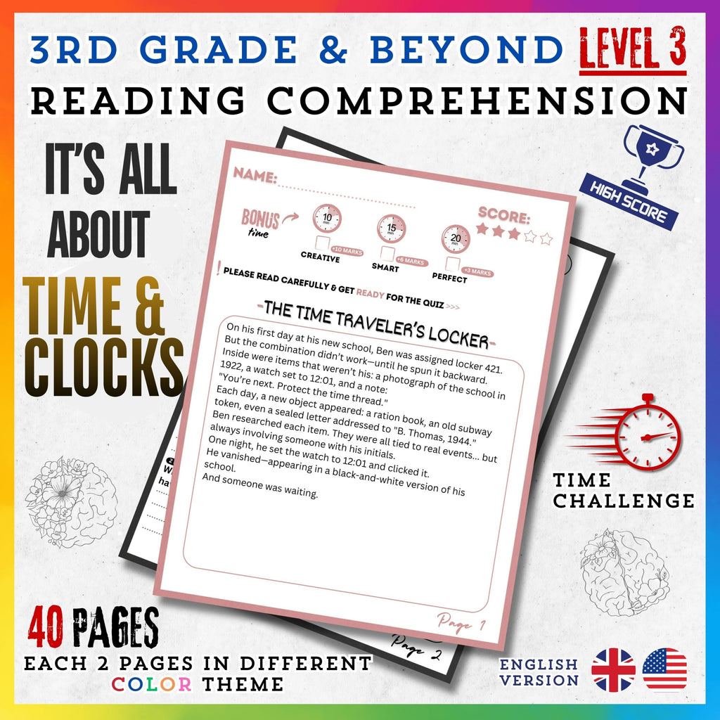 Time & Clocks' Reading Stories