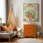 Home Sweet Home - Stay Safe, Stay Happy Wall Art