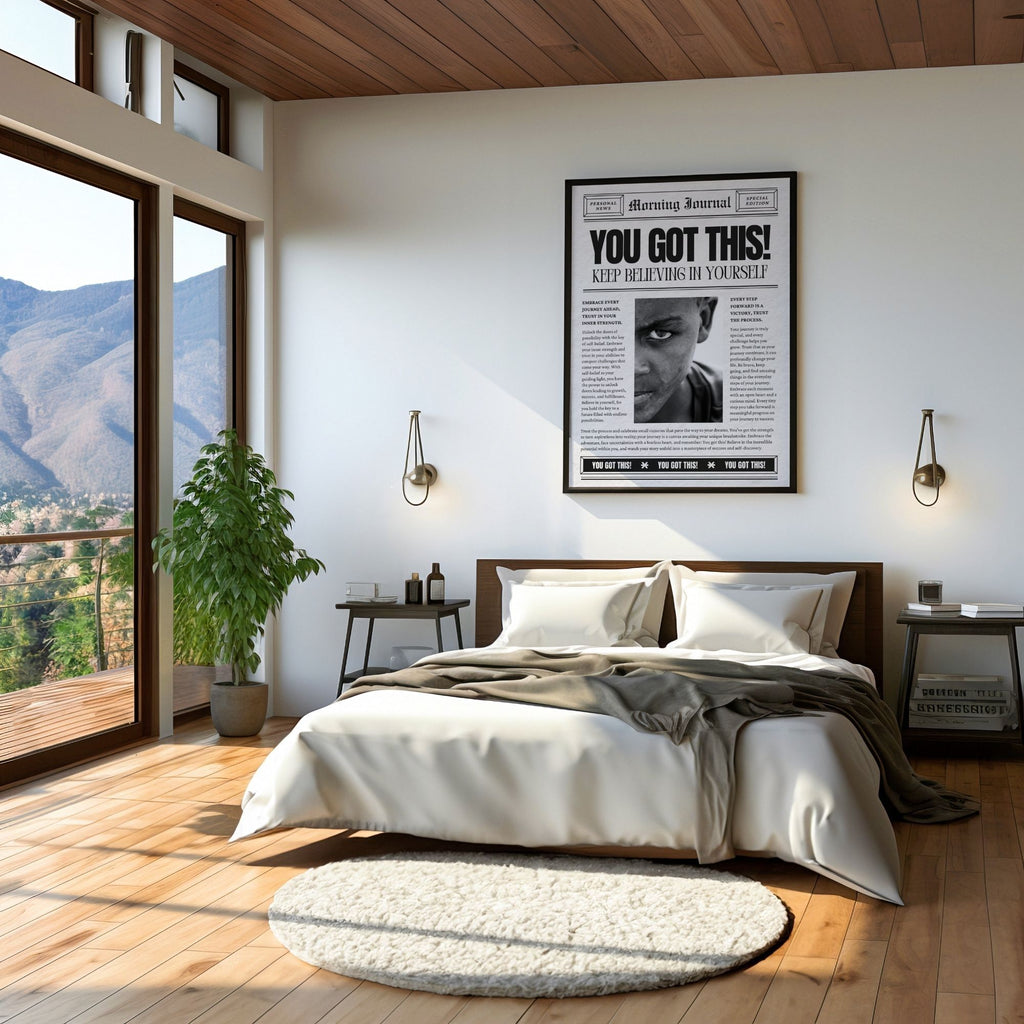 You Got This - Vintage Newspaper Motivation Wall Art