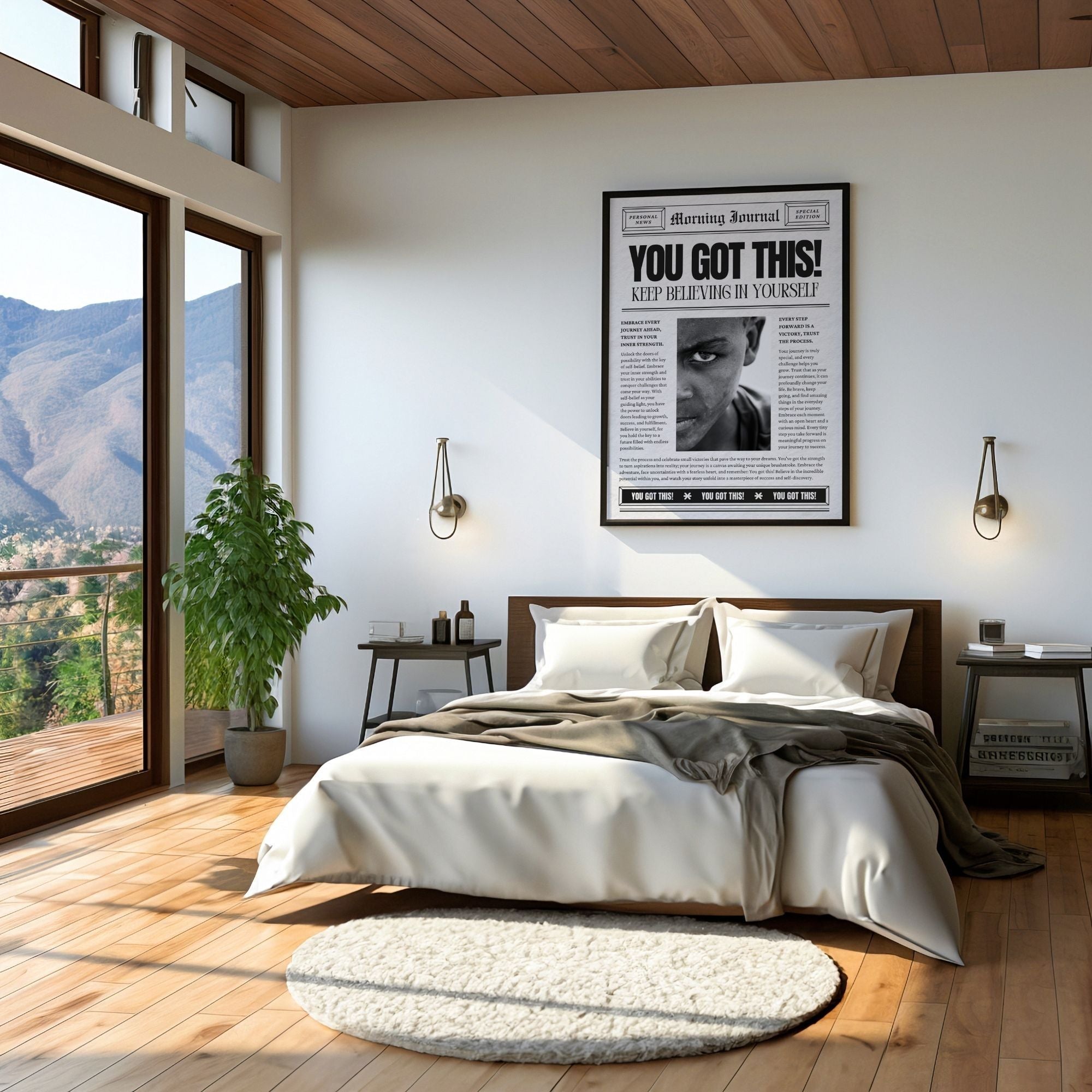 You Got This - Vintage Newspaper Motivation Wall Art