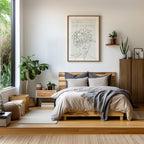 Be Kind Keep Your Mind - Mental Wellness Floral Head Wall Art