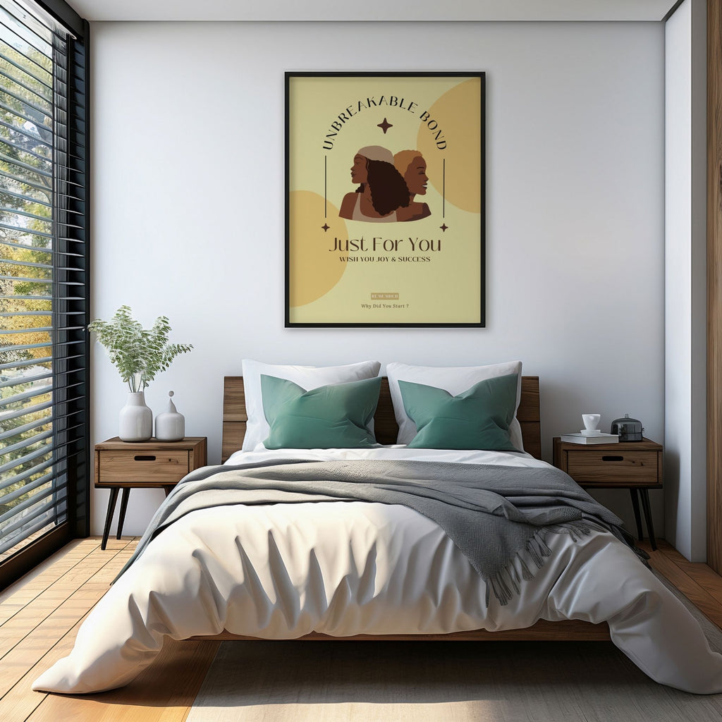 Unbreakable Bond - Sisterhood Empowerment Wall Art