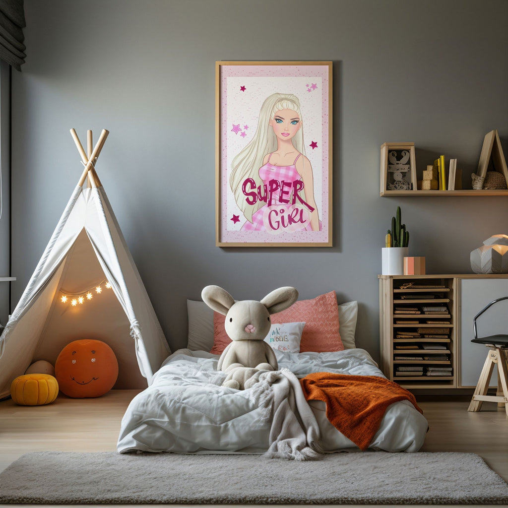 Super Girl Power - Glamorous Confidence Wall Art