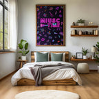 Music Time Neon Wall Art