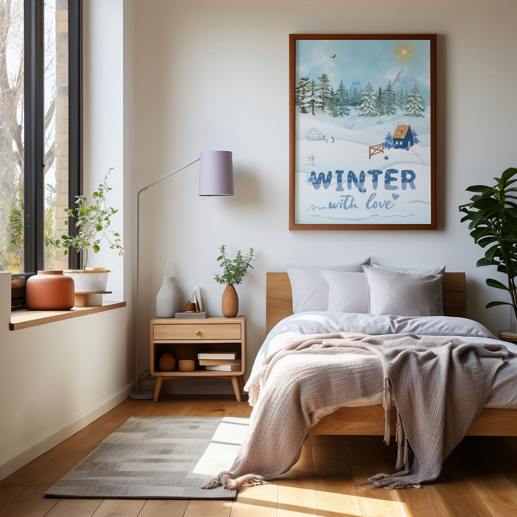 Winter With Love - Cozy Iced Time Landscape Wall Art