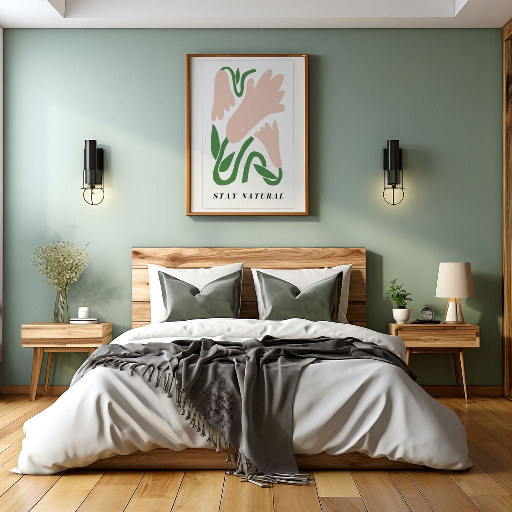 Stay Natural - Abstract Botanical Harmony Wall Art