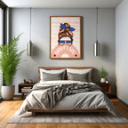 Daddy's Girl - Retro Fashion Illustration Wall Art