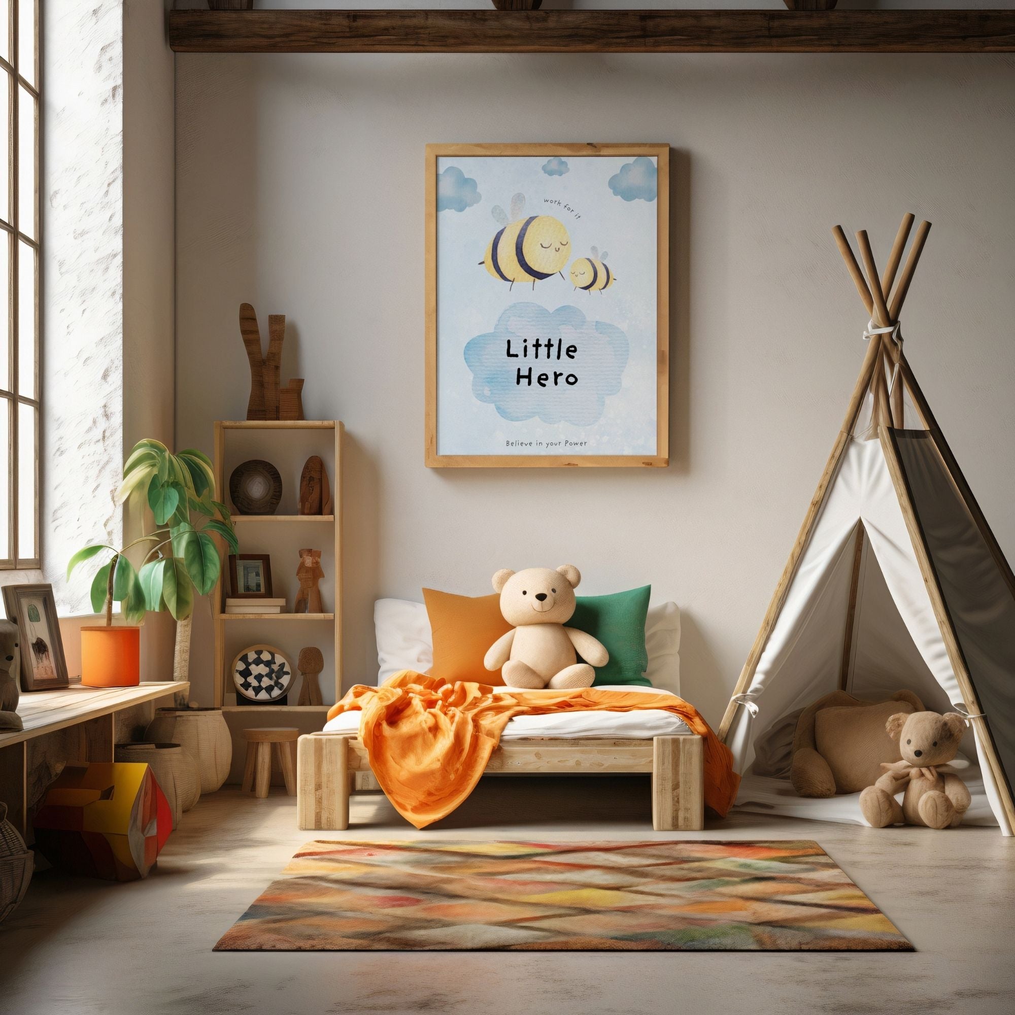 Little Hero - Believe in Your Power Wall Art