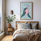 Unstoppable Beautiful Girl - Empowerment Portrait Wall Art | Feminine Strength Poster