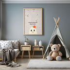 Always Recharged With Happy Thoughts - Positive Character Wall Art