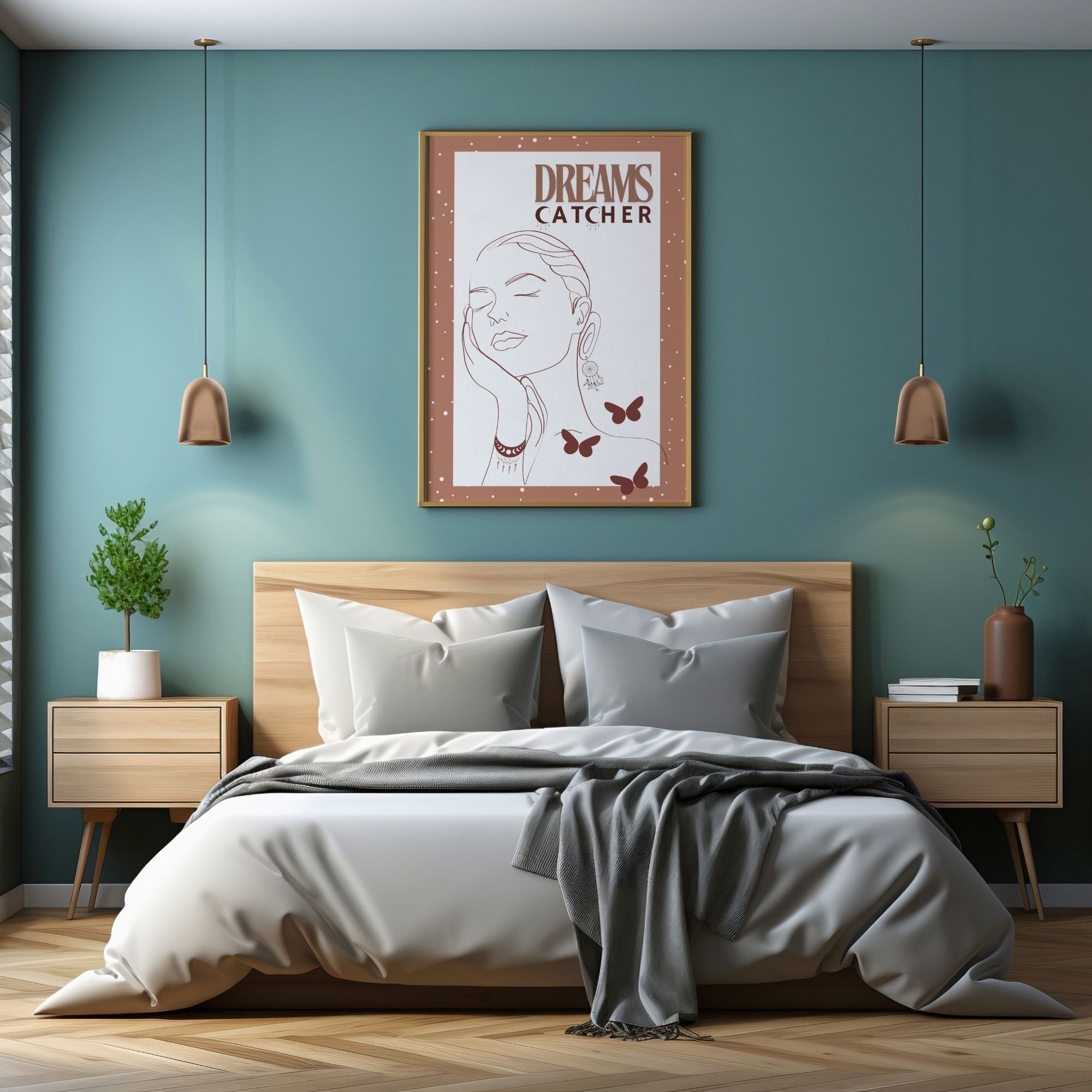 Dreams Catcher - Boho Feminine Empowerment Wall Art