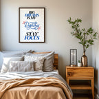 Big Dreams is My Destiny Stay Focus - Motivational Typography Wall Art