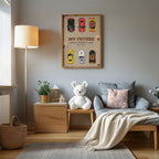 My Future Garage Favorite Cars Wall Art