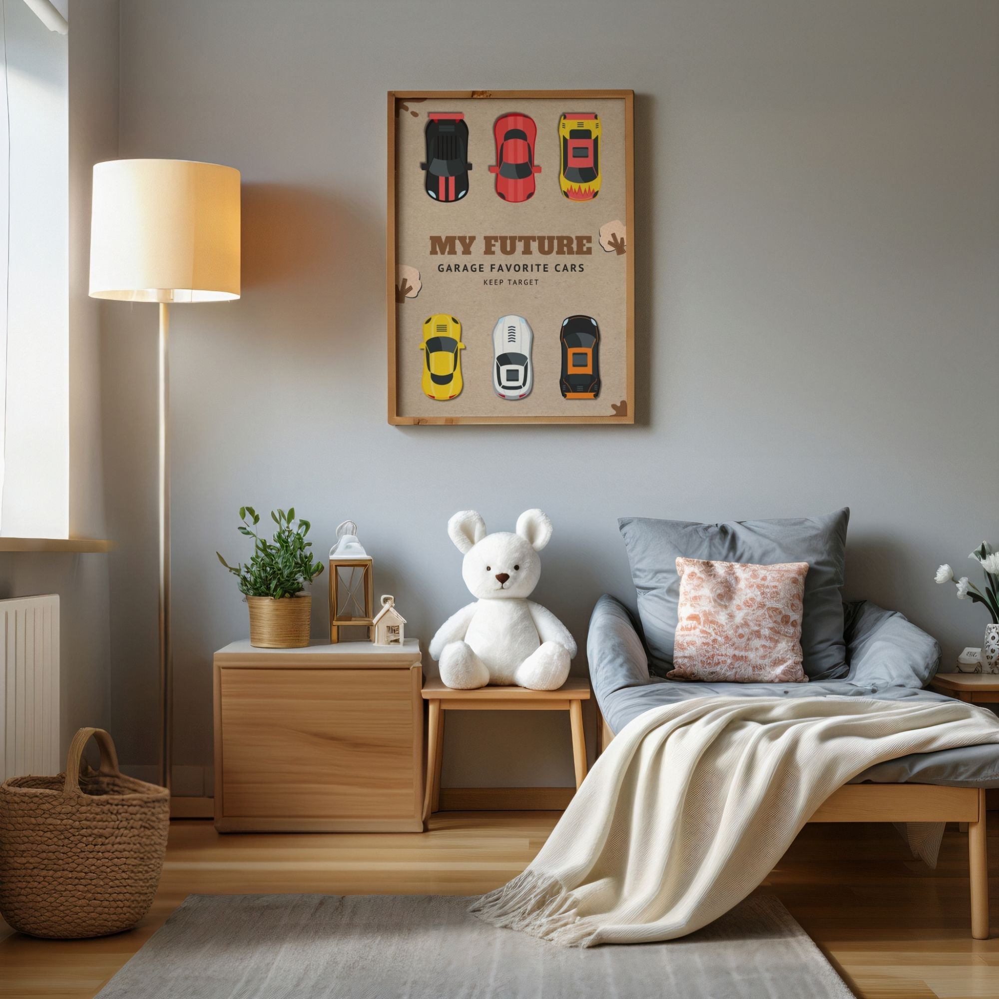 My Future Garage Favorite Cars Wall Art