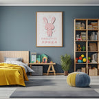 Graceful Power - Minimalist Bunny Winter Wall Art