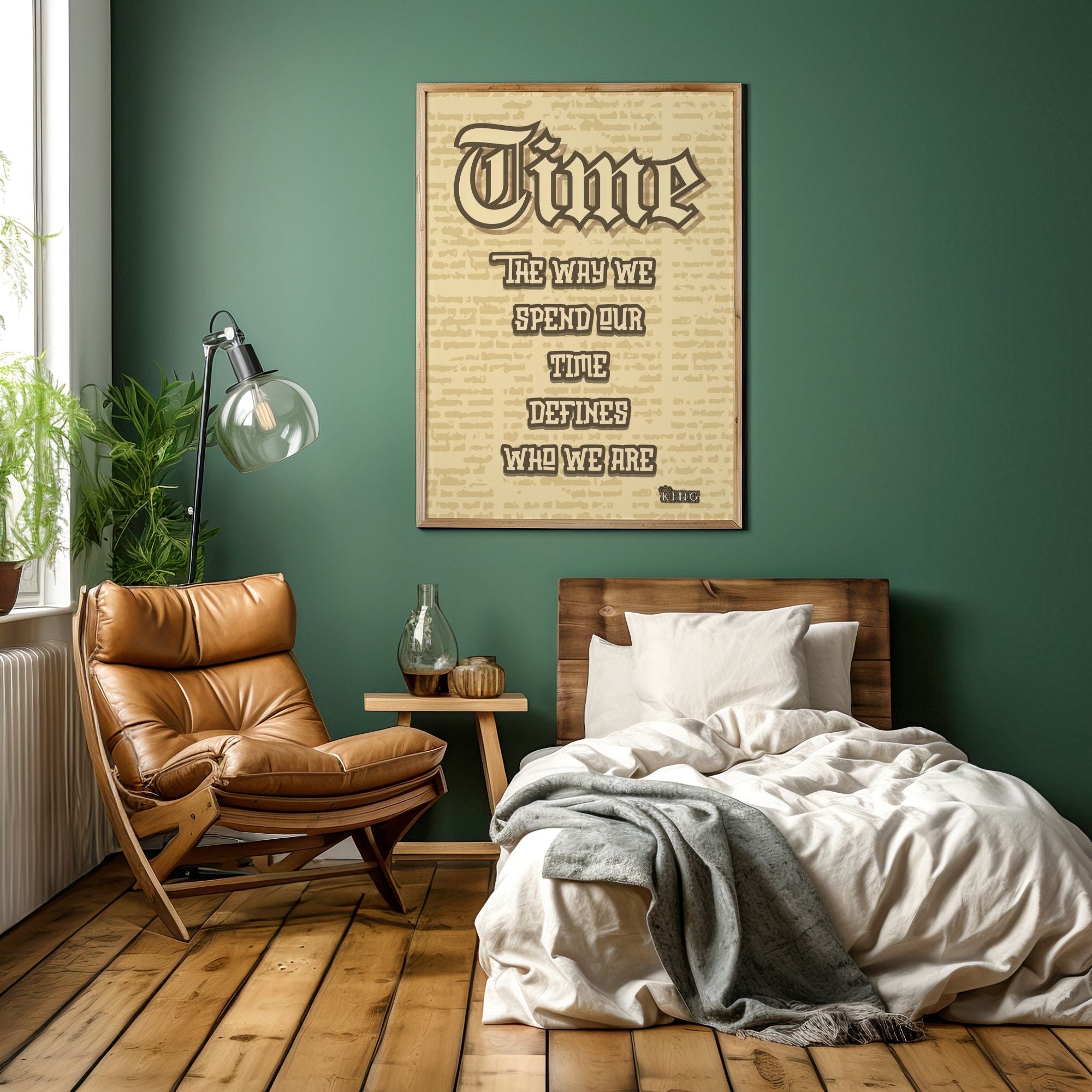Time Defines Who We Are - Gothic Wisdom Wall Art