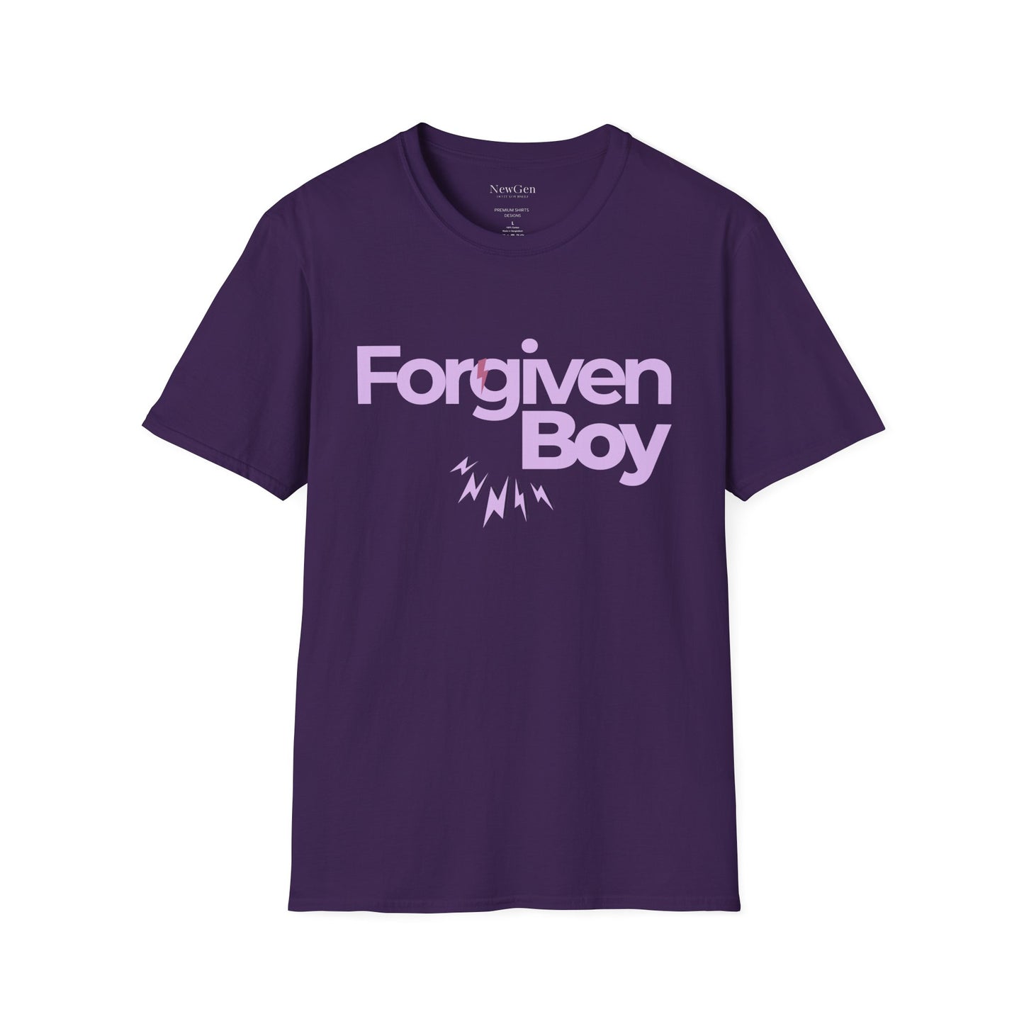 Forgiven Boy - Faith-Based Redemption Statement Artwork Tee