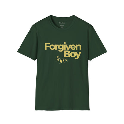 Forgiven Boy - Faith-Based Redemption Statement Artwork Tee