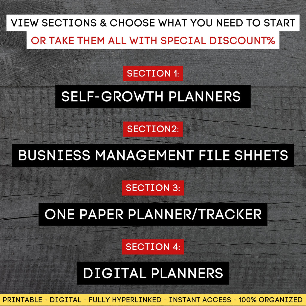 Planners' Bundles 45-75% OFF