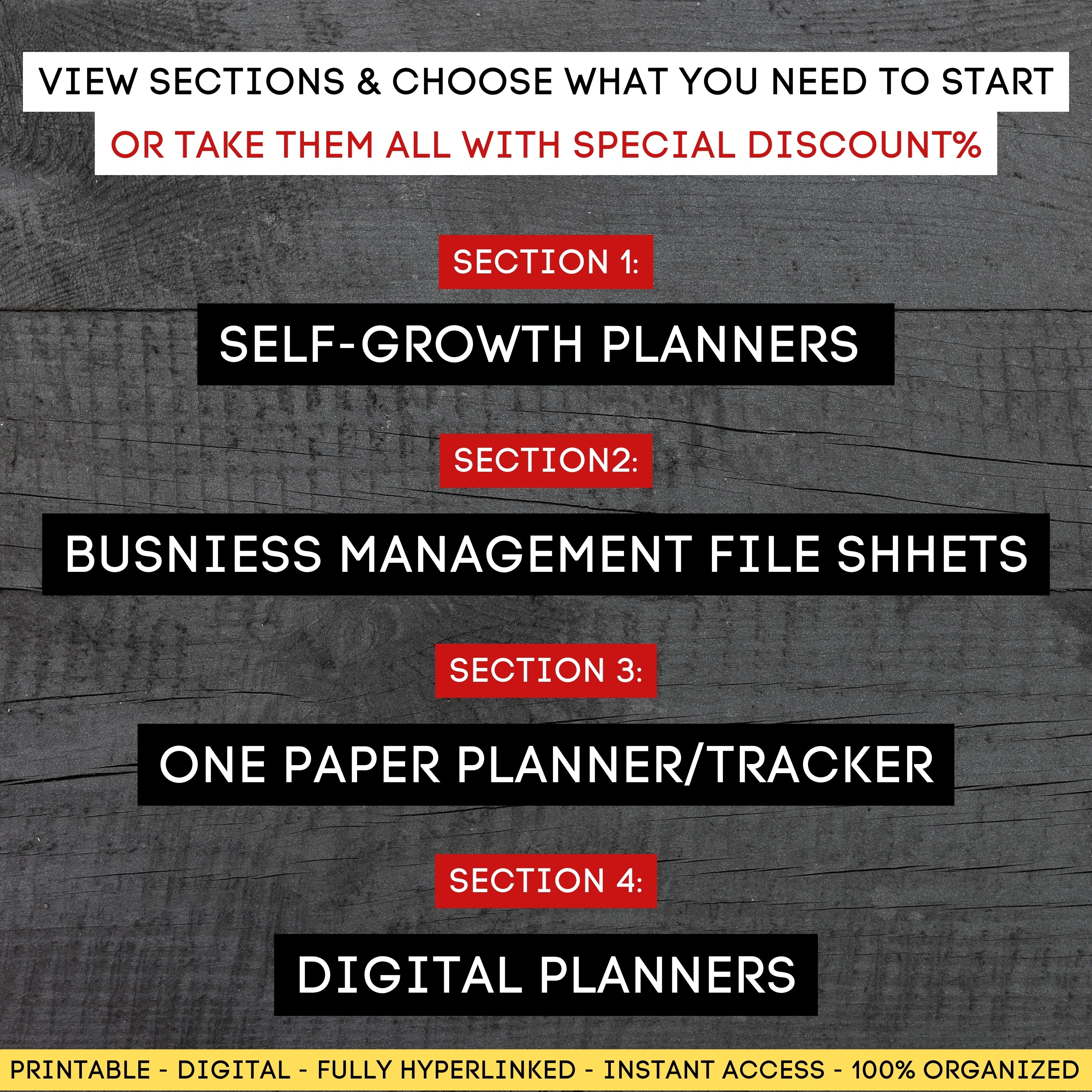Planners' Bundles 45-75% OFF