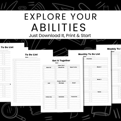 Brain Dump Planner Bundle
