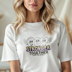 Stronger Together Save The World - Unity Teamwork Collaboration Empowerment Statement Artwork