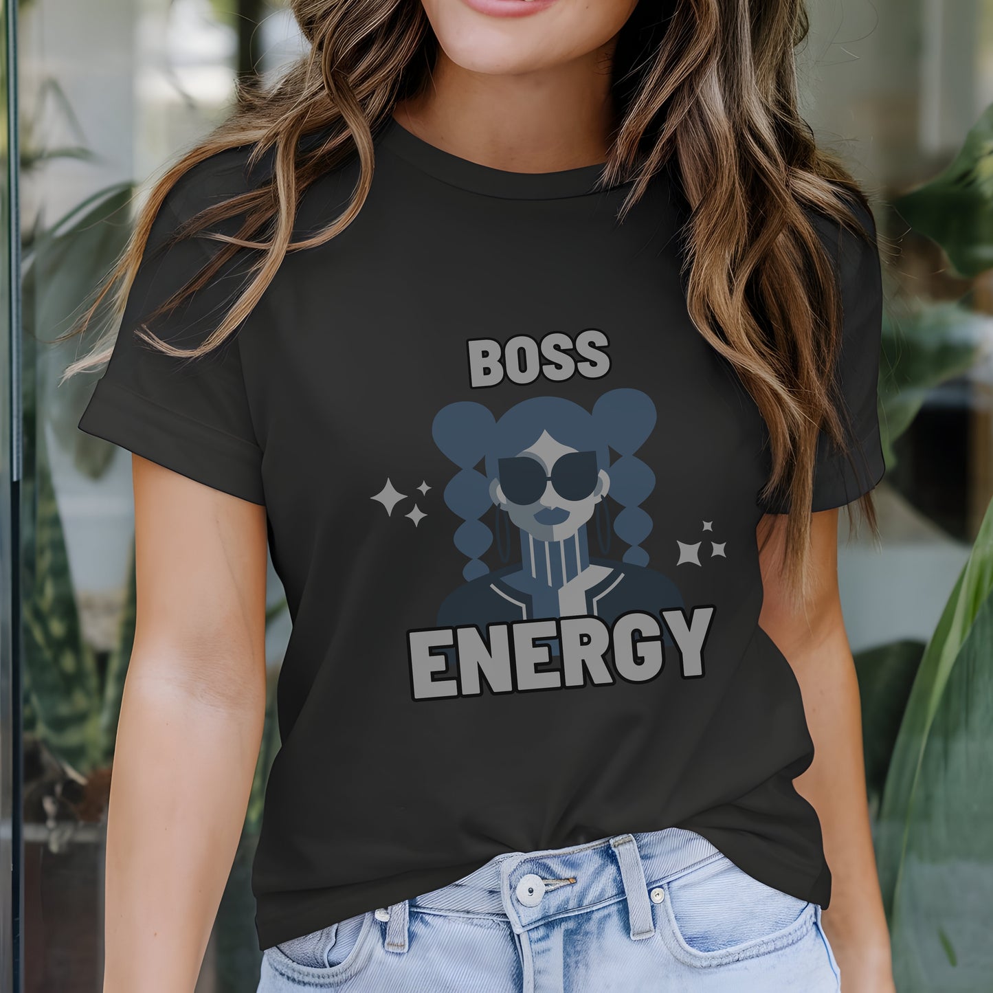 Boss Energy - Retro Pink Girl Power Confident Feminine Empowerment Statement Artwork