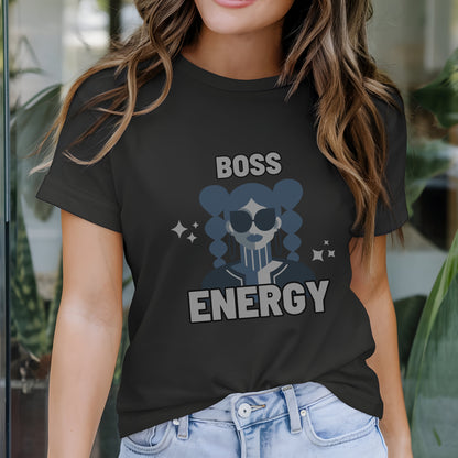 Boss Energy - Retro Pink Girl Power Confident Feminine Empowerment Statement Artwork