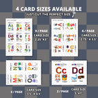 Animals & Objects Alphabet Flashcards