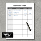 Assignment Tracker PDF