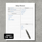 Baby Shower Planner