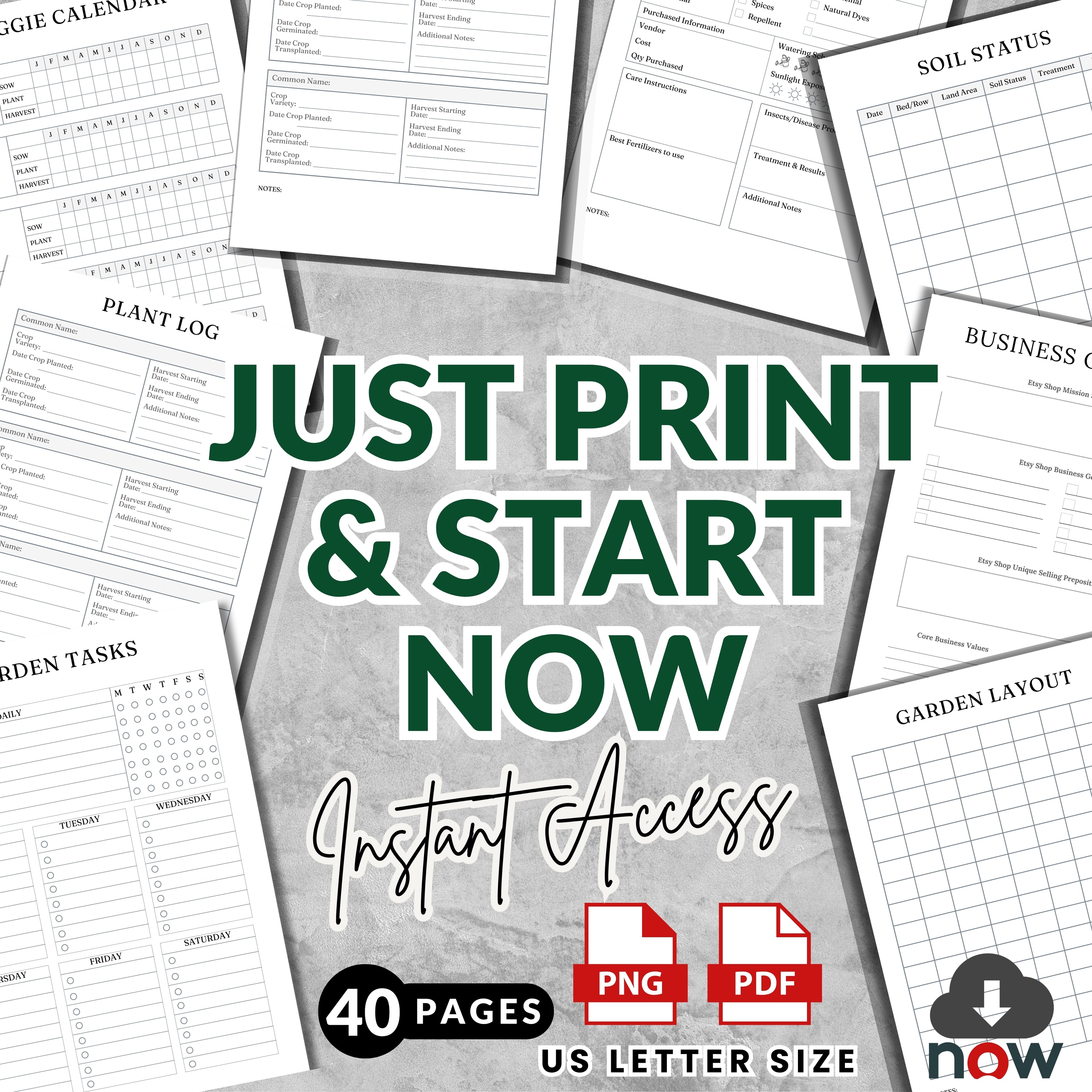 Garden Project Planner Bundle