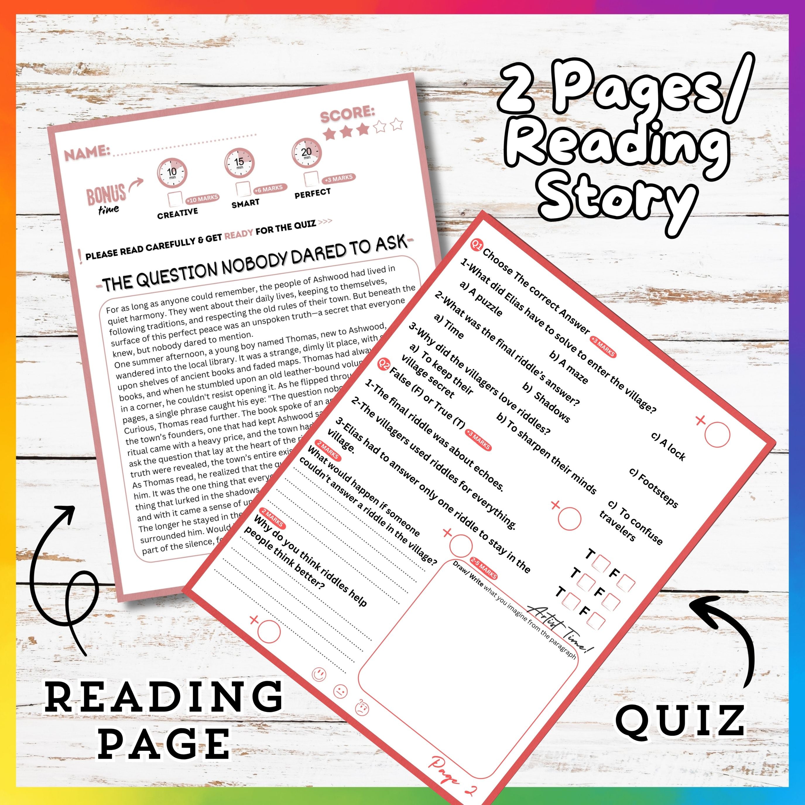 Secrets Reading Stories