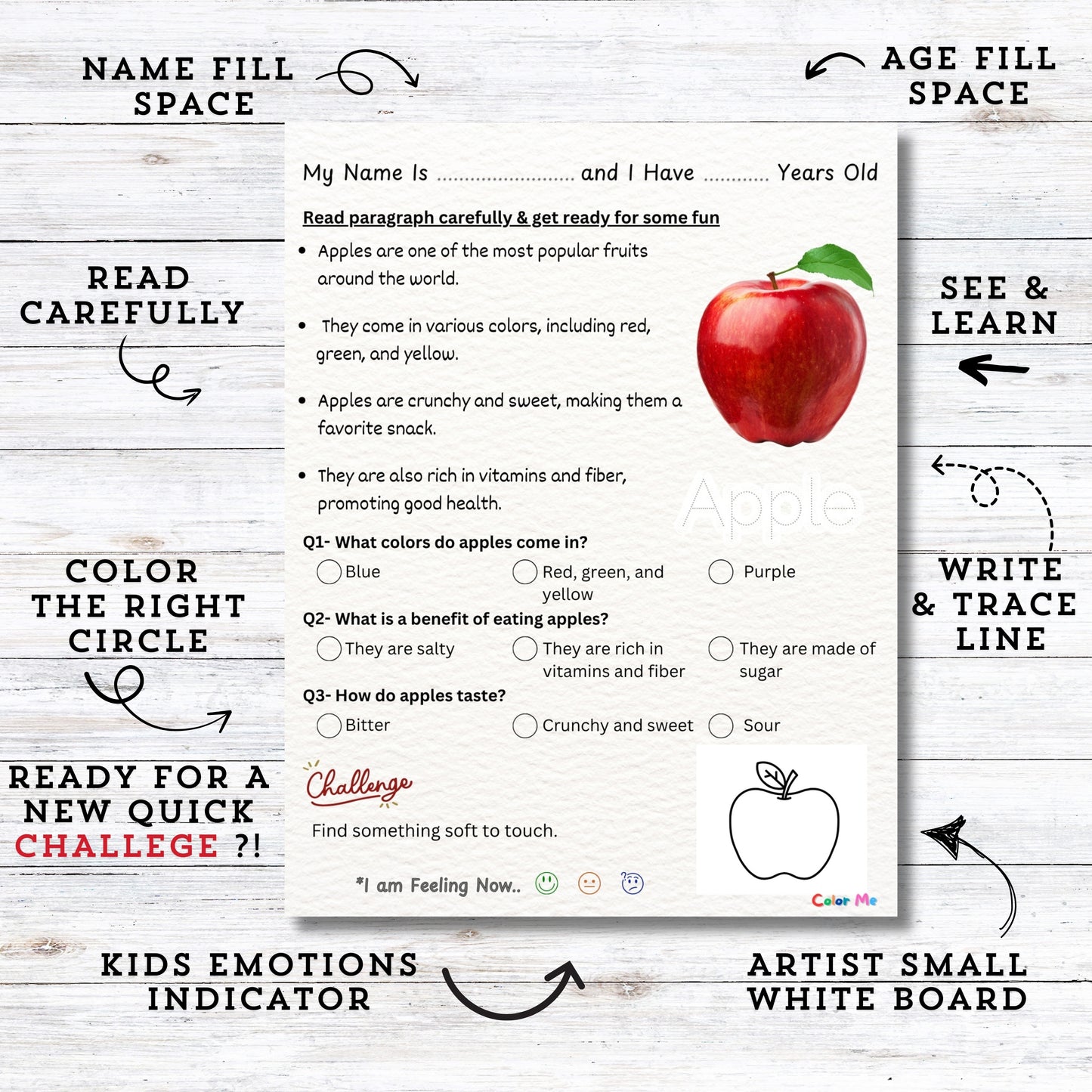 Learn About Fruits & Vegetables V1.
