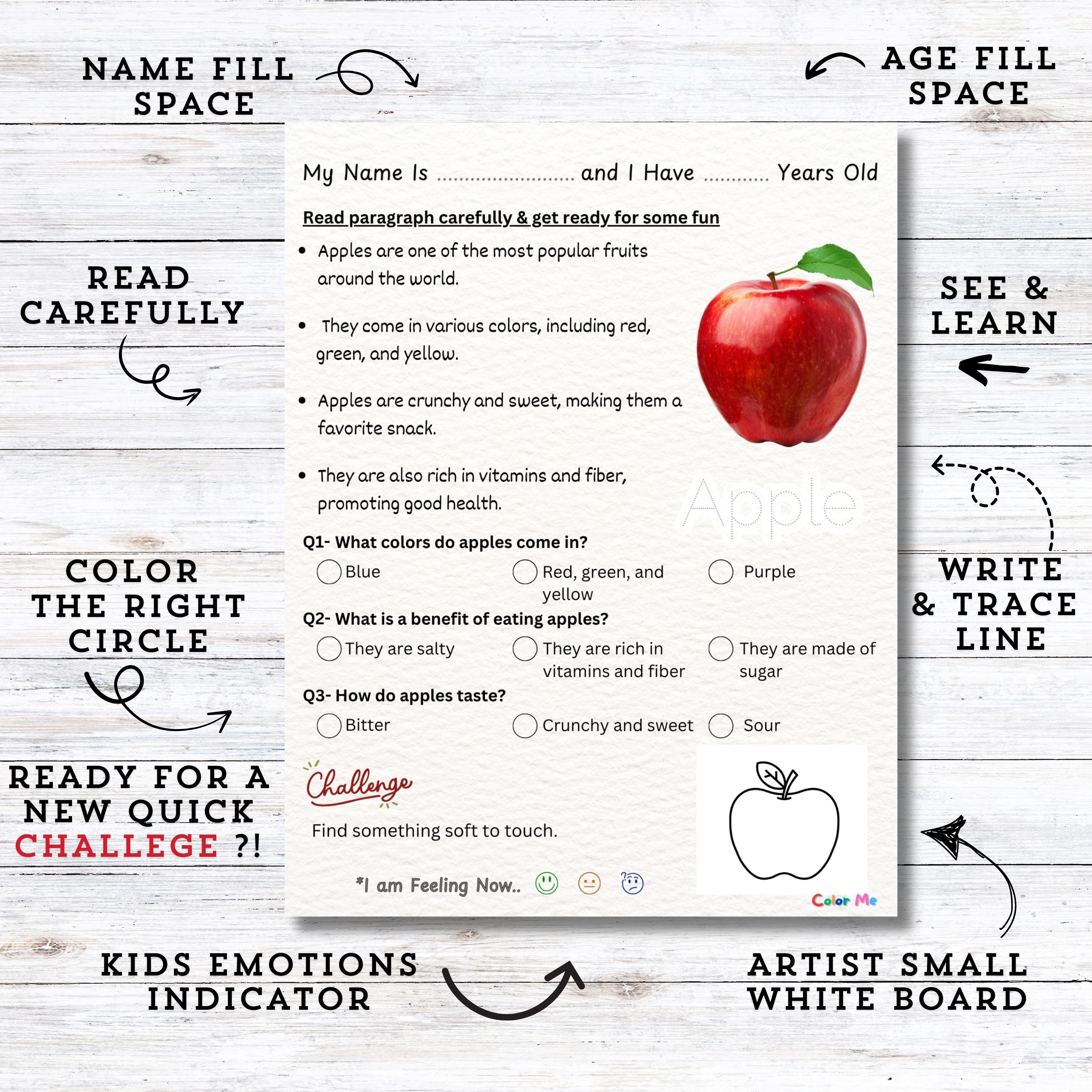Learn About Fruits & Vegetables V1.