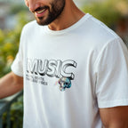 Music Royal Beats Timeless Vibes - Colorful Skull Statement Artwork