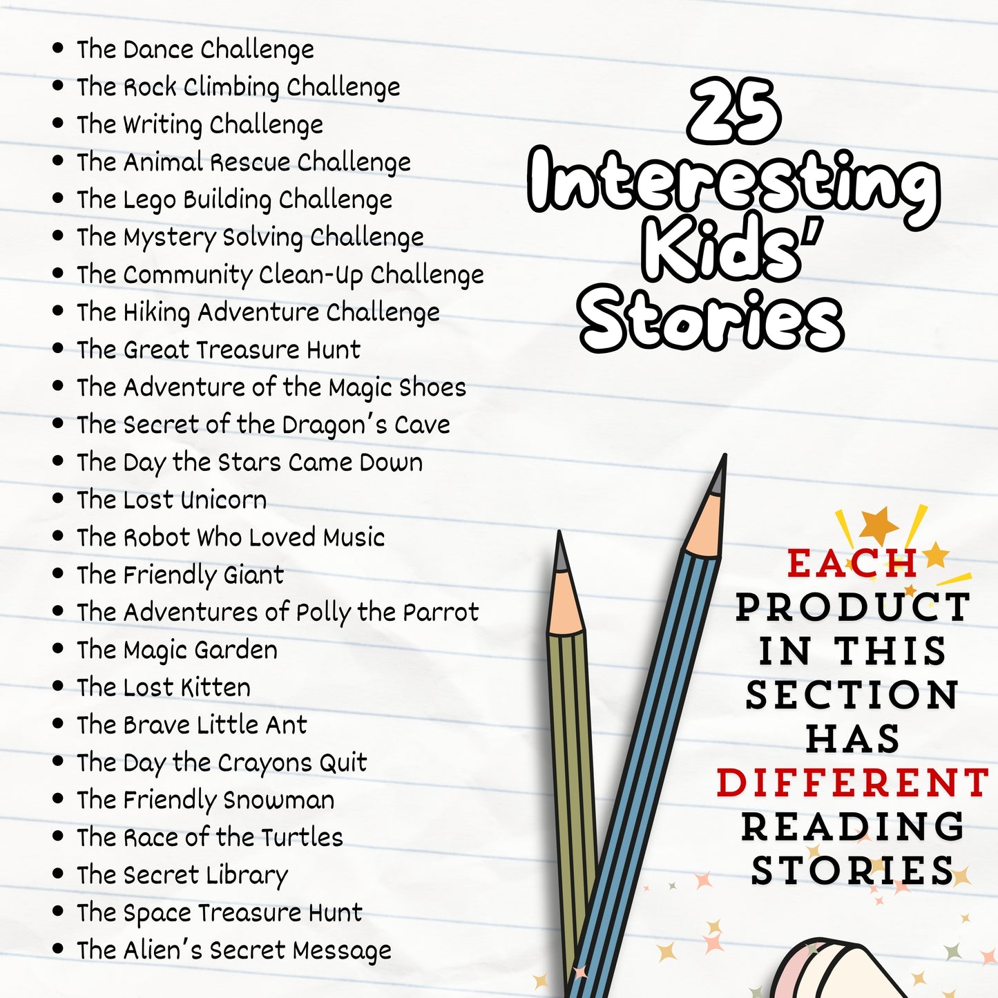 25 Different Stories Patch #14