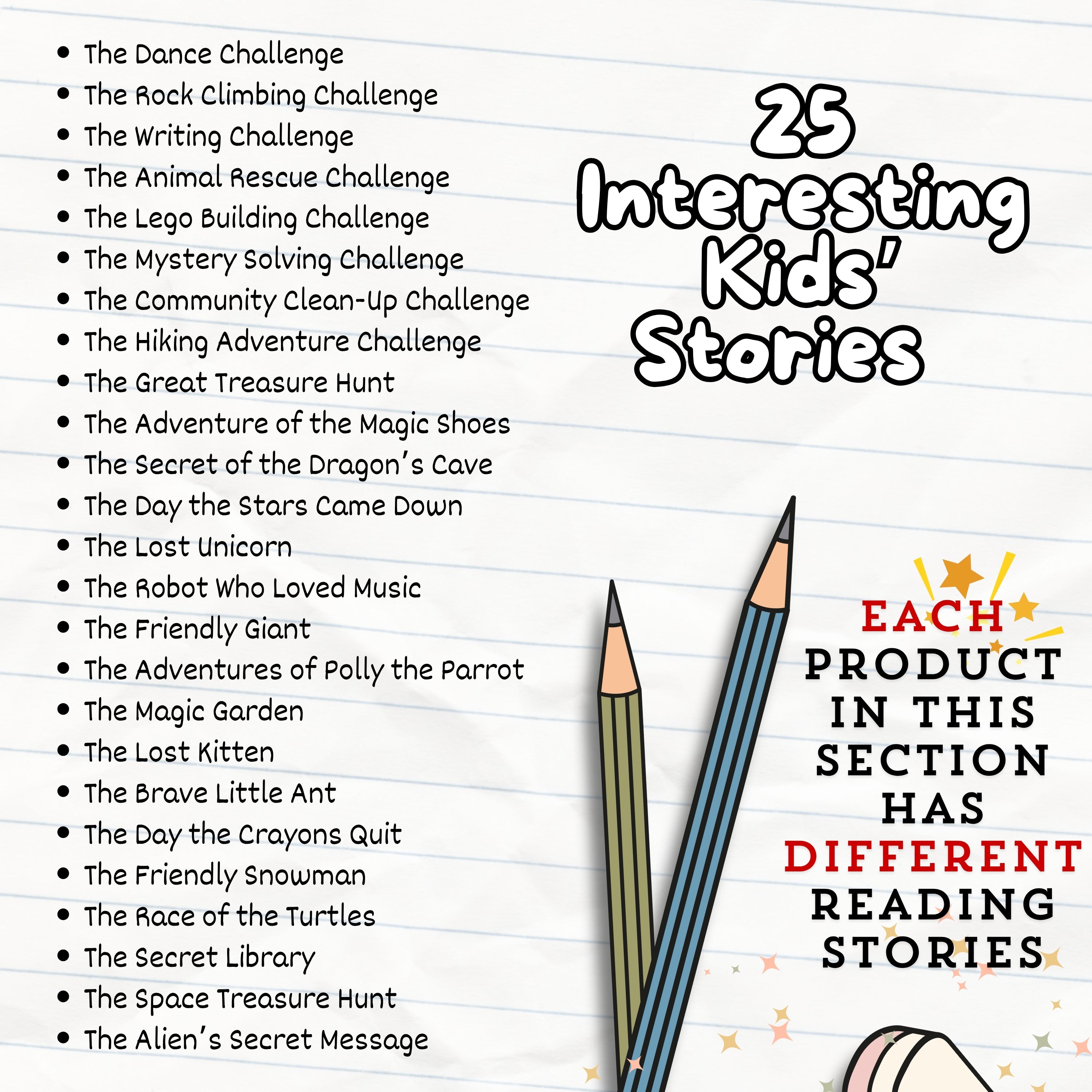 25 Different Stories Patch #14