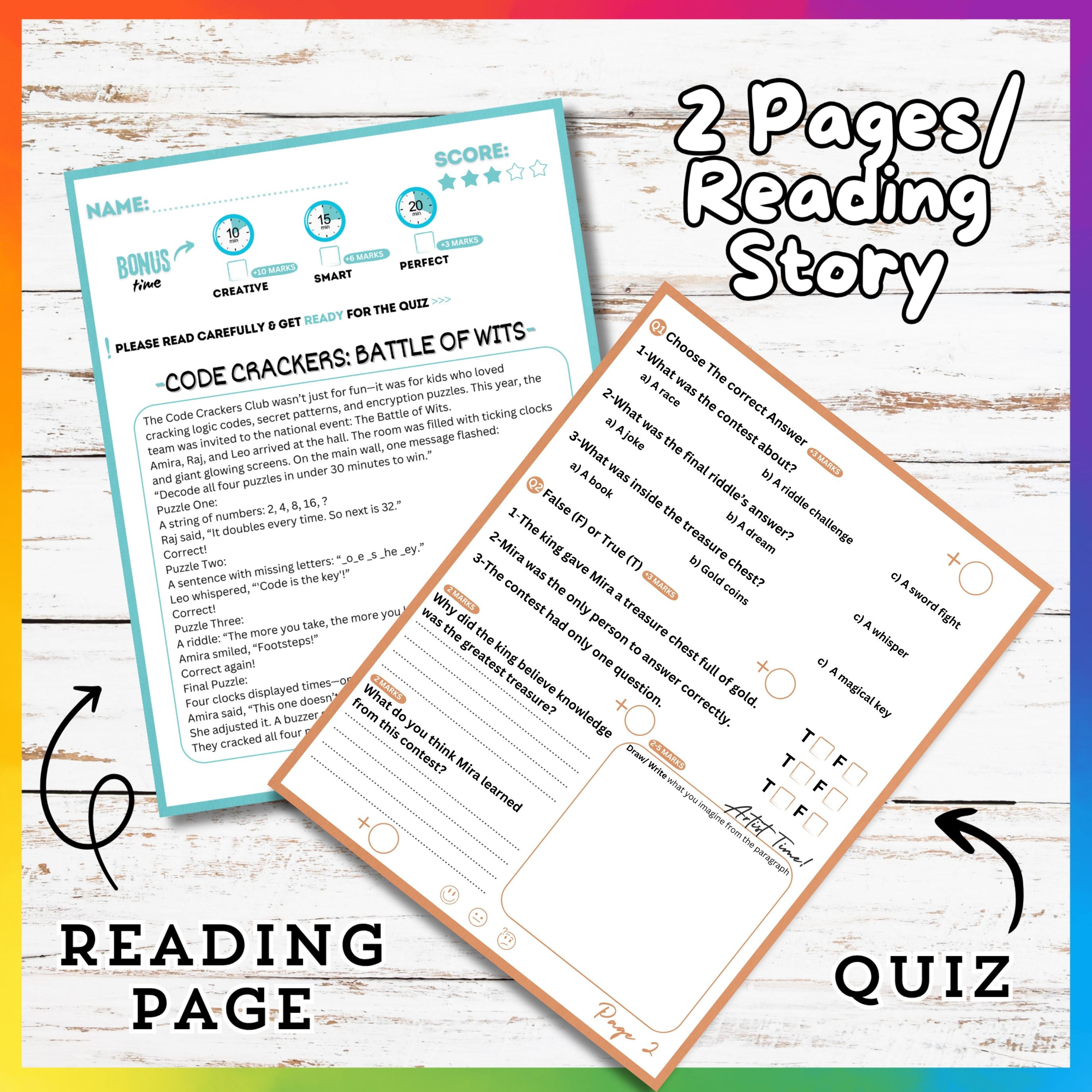 Challenges Reading Stories