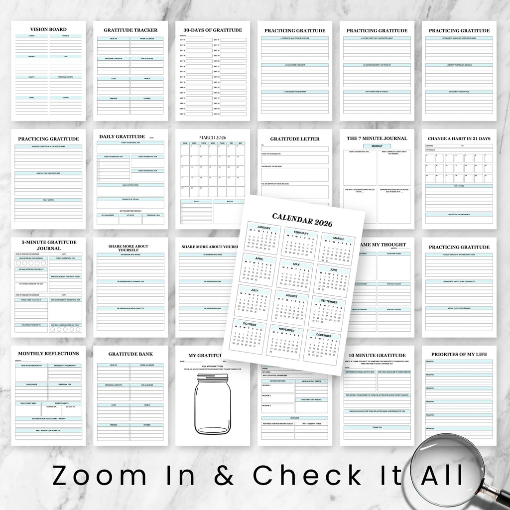 My 2026 Gratitude Journal Bundle