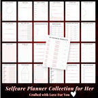 Self Care Planner Bundle For Her