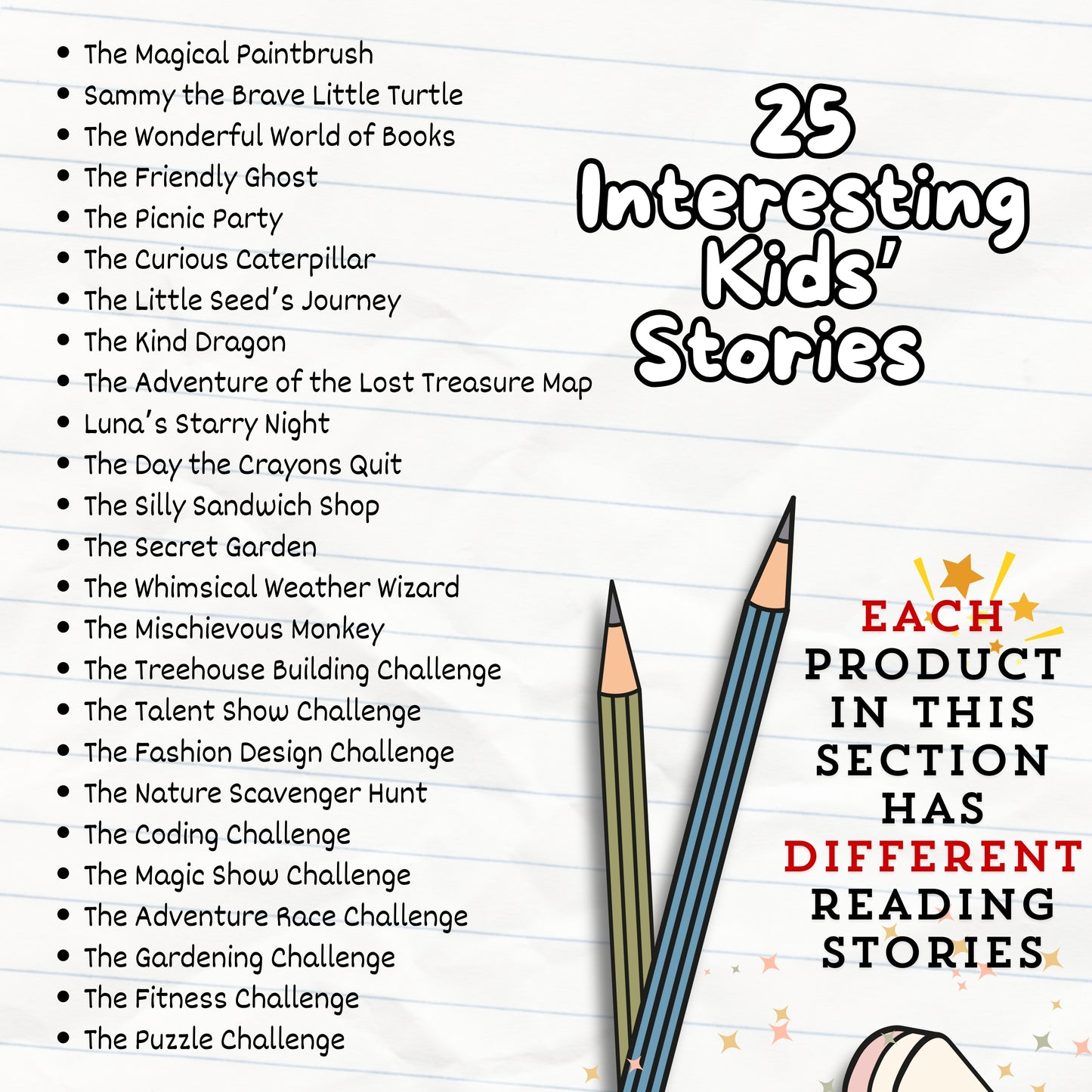 25 Different Stories Patch #1