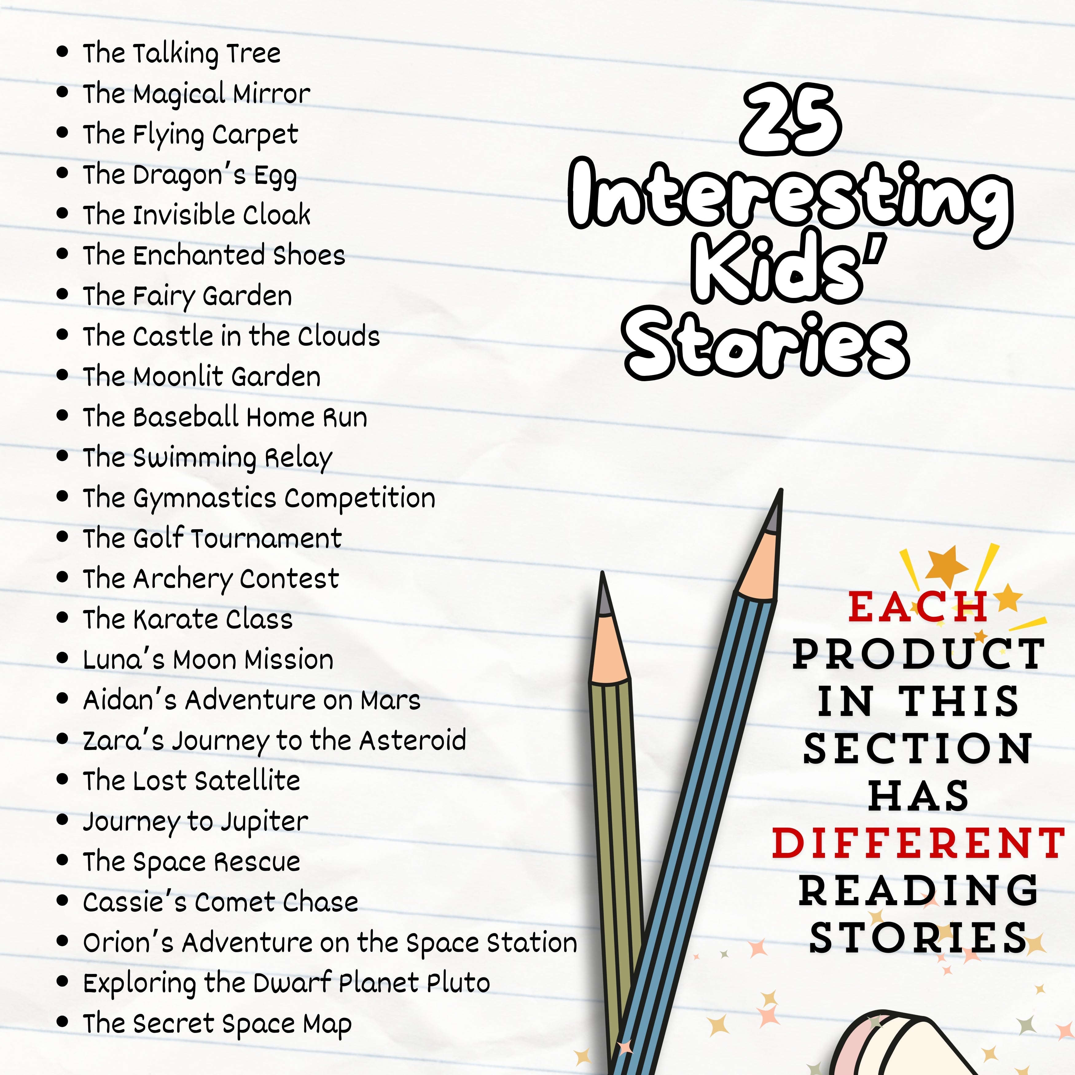 25 Different Stories Patch #8