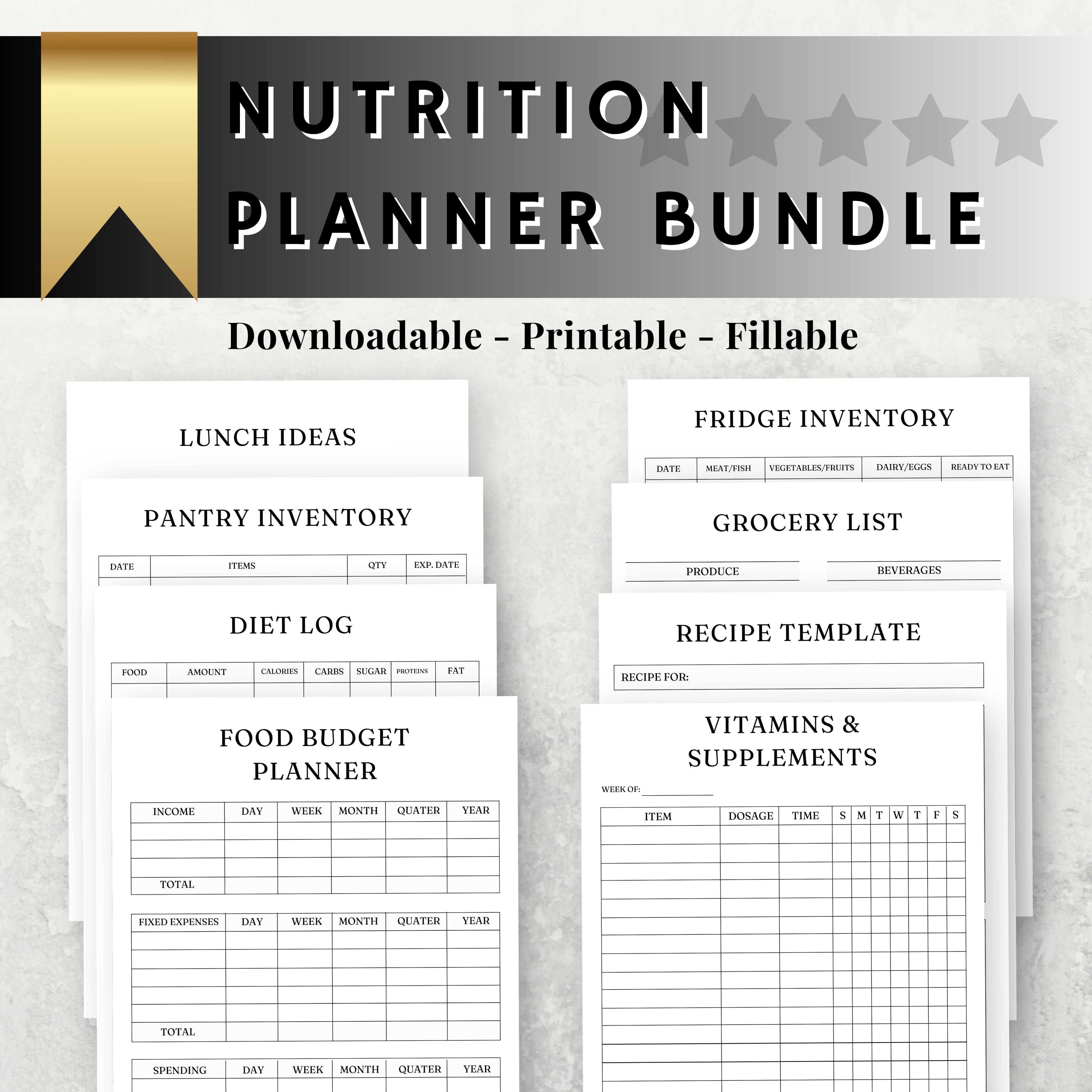 Nutrition Planner Bundle